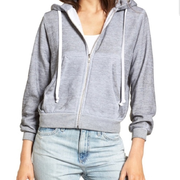 Wildfox Feminist Hero Regan Zip Drawstring Hoodie - Picture 4 of 4